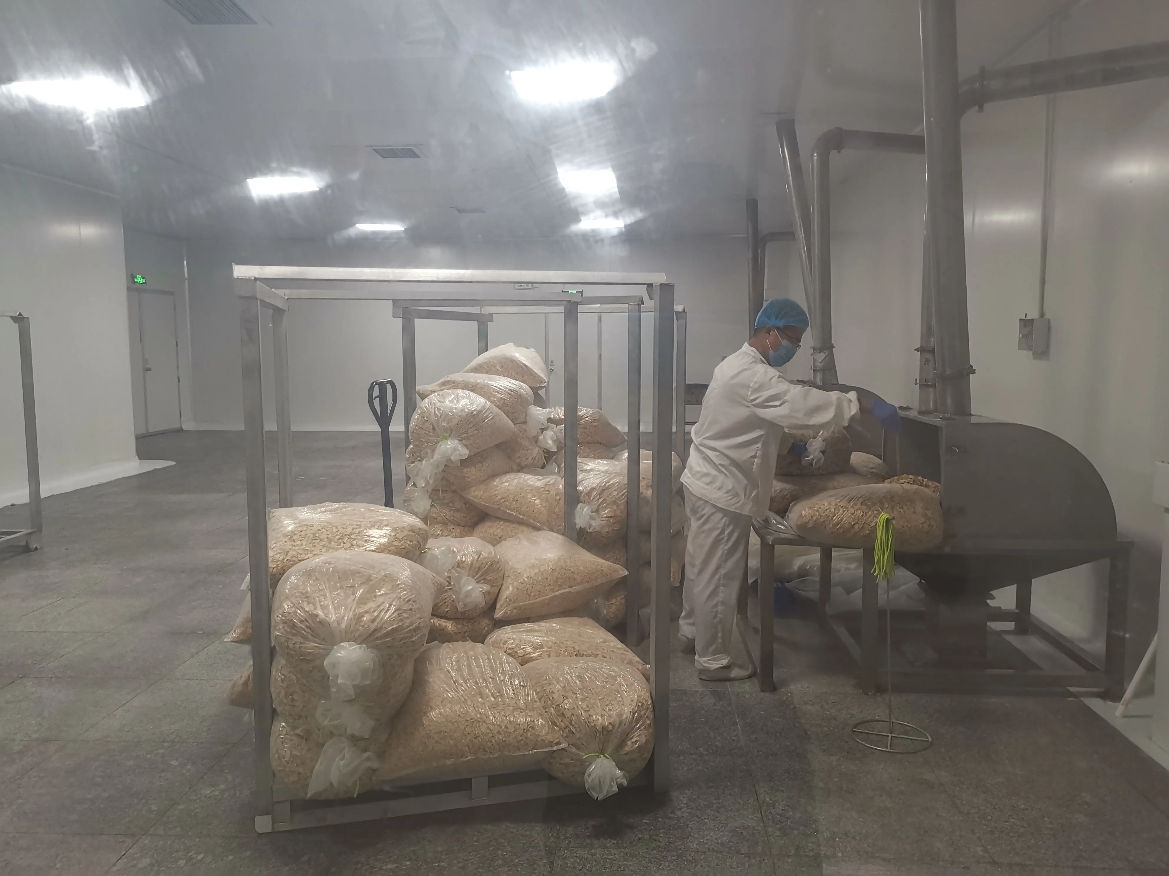 Worker Handling Materials