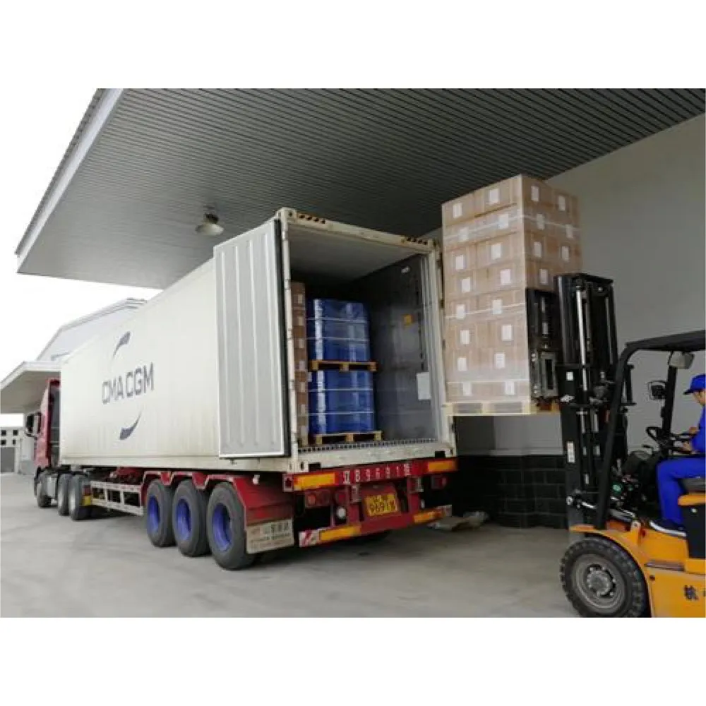 Forklift Loading Container