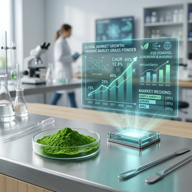 2026 Global Market Trends for Organic Barley Grass Powder: Regulatory Shifts, Supply Chain Resilience, and Next-Gen Applications