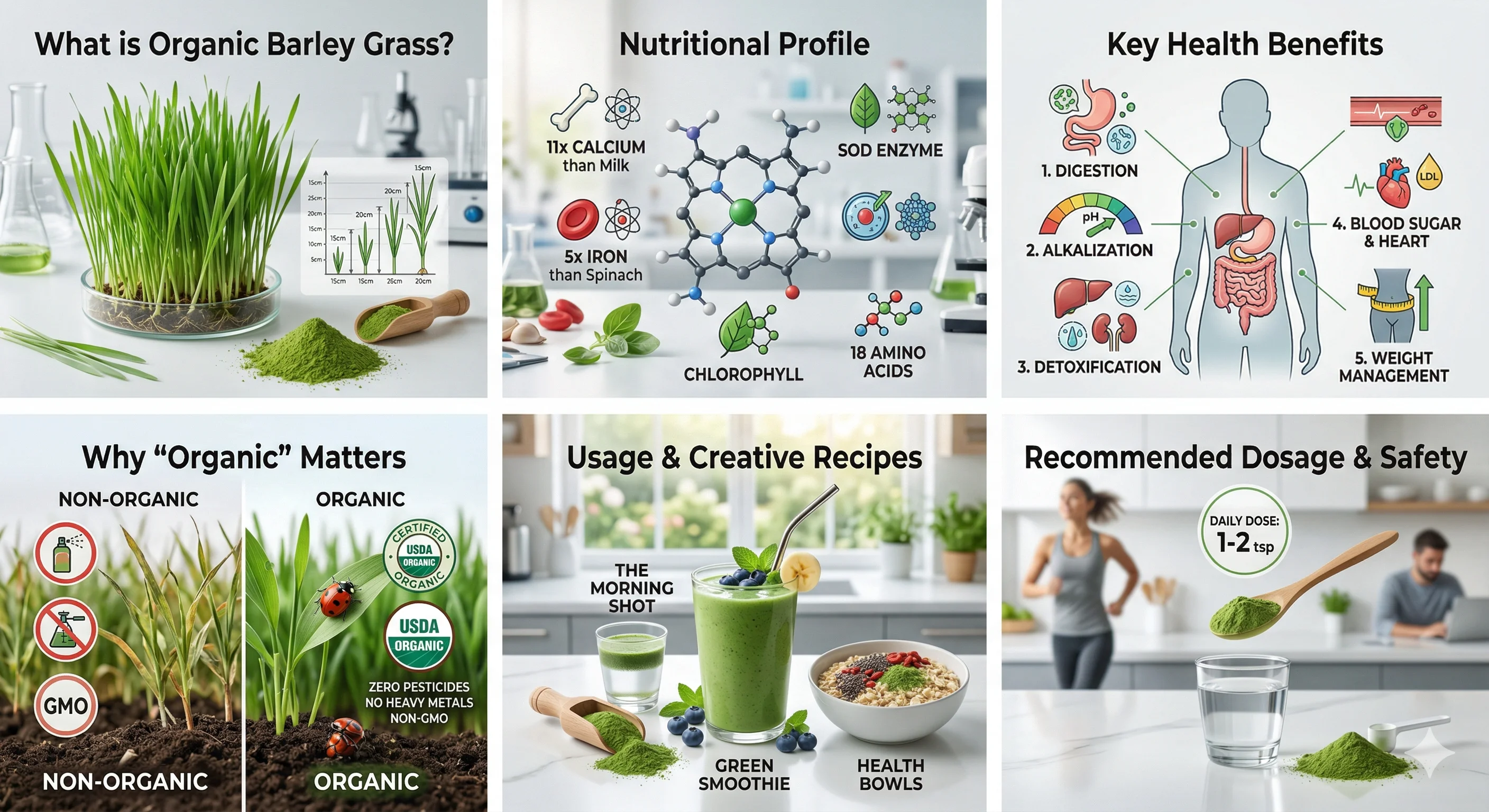 Organic Barley Grass Powder: The Ultimate Guide to Nature’s Green Superfood