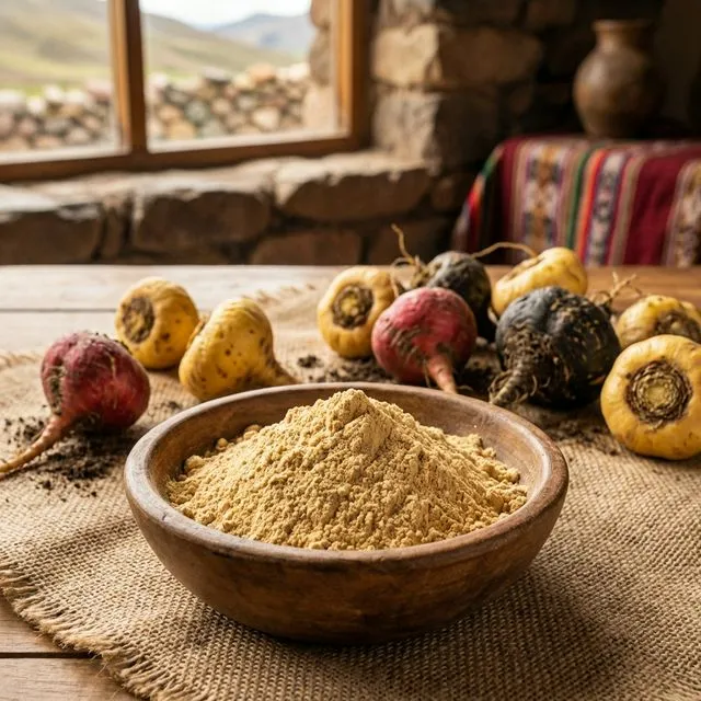 Organic Gelatinized Maca Root Powder (Black/Red/Yellow Blend)